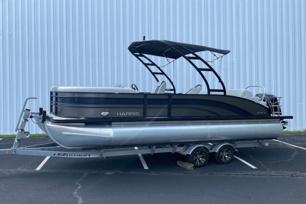 2022 Harris Sunliner 230 Sport w/ Mercury 175HP & EZloader Tandem Axle Trailer
